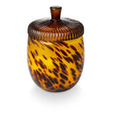 Woodfire Glass Acorn Candle