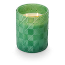 Jungle Green Magnolia Textured Glass Candle