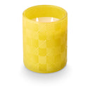 Lemongrass & Lime Leaves Textured Glass Candle