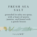 Fresh Sea Salt Baltic Glass Candle - Illume Candles - 46267341000
