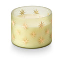 Balsam & Cedar Frosted Star Glass Candle