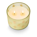 Balsam & Cedar Frosted Star Glass Candle