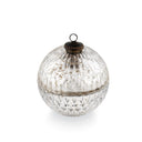 Balsam & Cedar Silver Mercury Ornament Candle